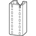 Componenten voor opstelling/koppeling voor kast/lessenaar xEnergy Safety CI Eaton Draagraamprofiel CI, verticaal, L=2250mm 036897